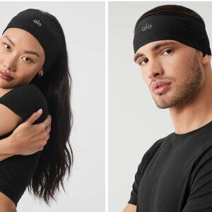 Alo Yoga Performance Conquer Headband - Black - One Size